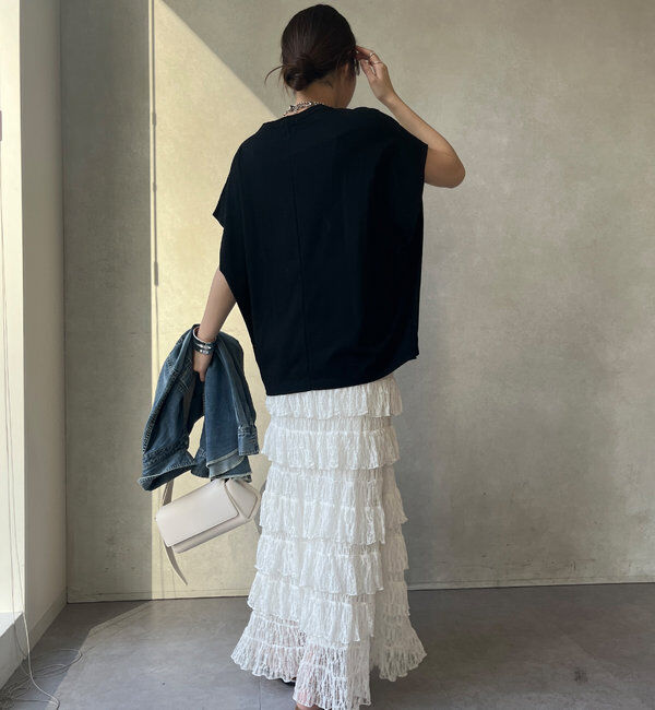  「タックスリーブロゴTEE」|Tシャツ・カットソー|