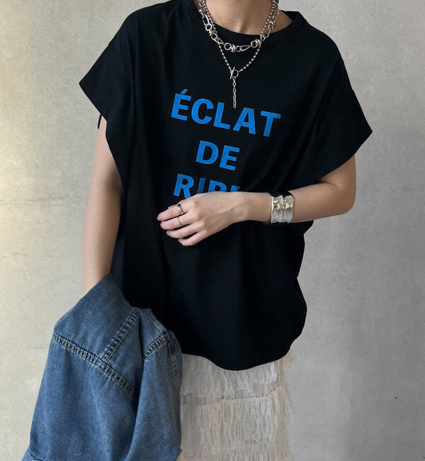  「タックスリーブロゴTEE」|Tシャツ・カットソー|