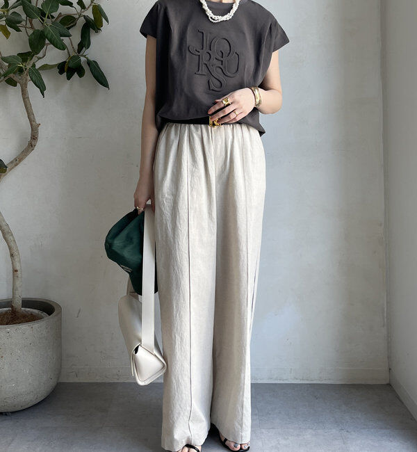  「エンボスバックジップTEE」|Tシャツ・カットソー|