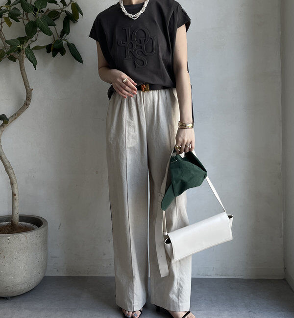  「エンボスバックジップTEE」|Tシャツ・カットソー|