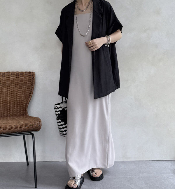  「【WEB限定】ビッグスリーブレスジャケット」|テーラードジャケット|