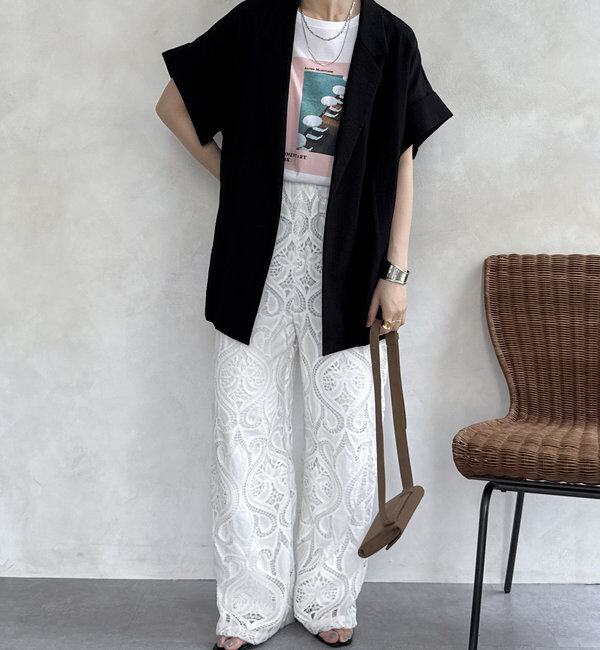  「【WEB限定】ビッグスリーブレスジャケット」|テーラードジャケット|