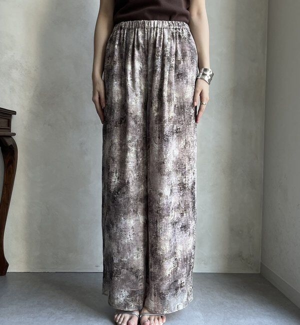  「【WEB限定】カットジャガード柄パンツ」|チノ|