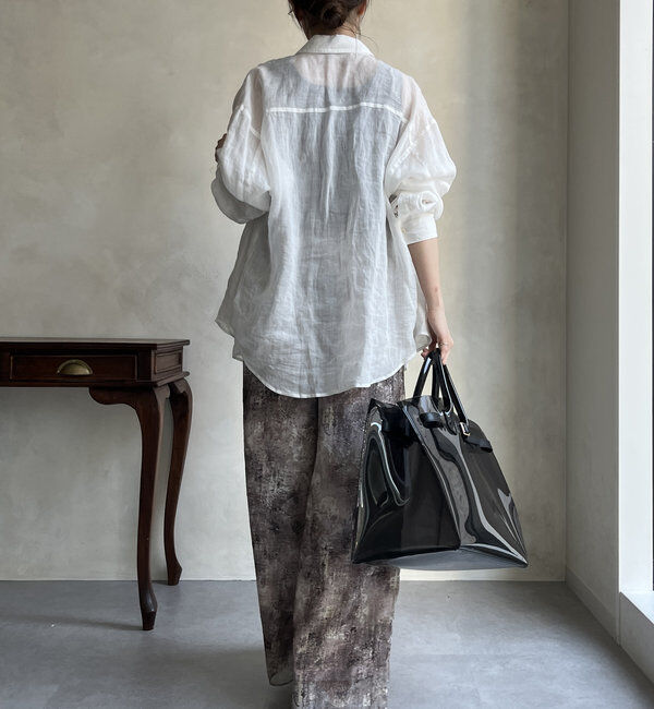  「【WEB限定】カットジャガード柄パンツ」|チノ|