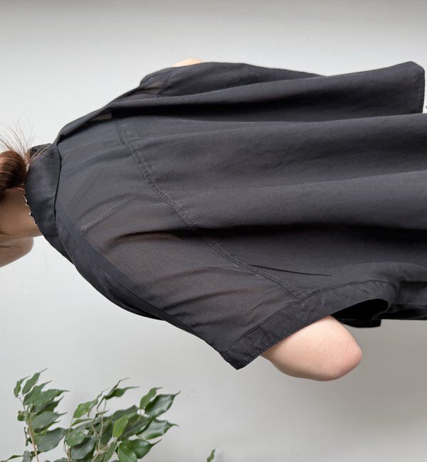  「【WEB限定】リヨセル&times;ジョーゼット切替シャツ」|シャツ・ブラウス|