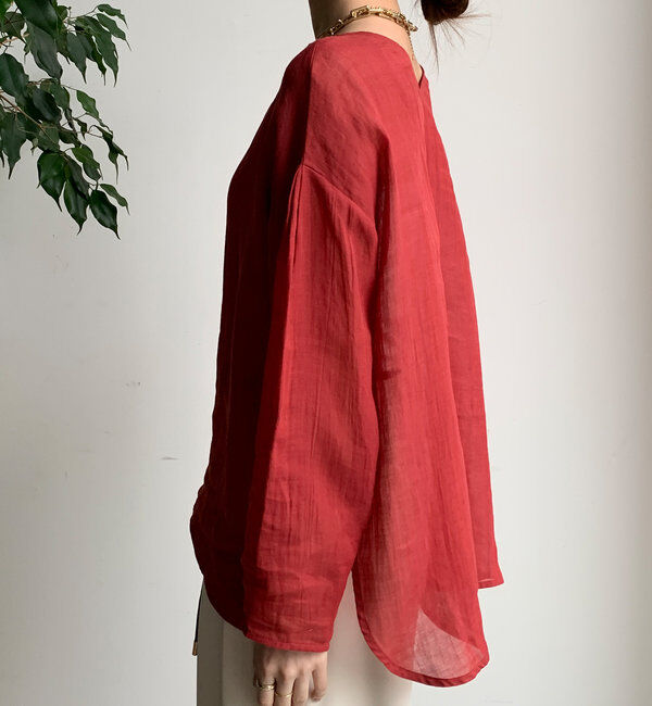  「シアーリネンプルオーバー」|シャツ・ブラウス|