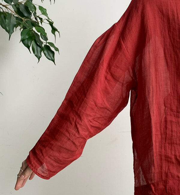  「シアーリネンプルオーバー」|シャツ・ブラウス|