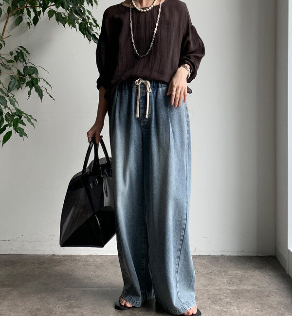  「シアーリネンプルオーバー」|シャツ・ブラウス|