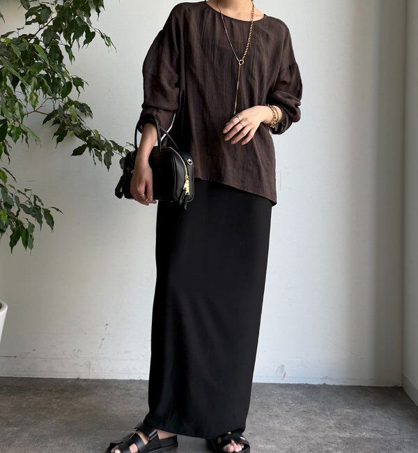  「シアーリネンプルオーバー」|シャツ・ブラウス|