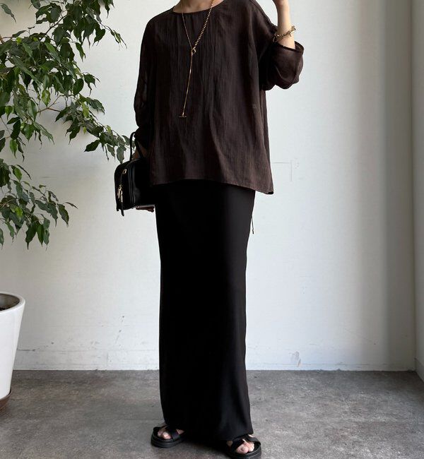  「シアーリネンプルオーバー」|シャツ・ブラウス|