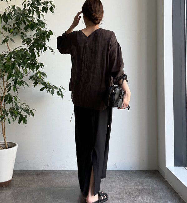  「シアーリネンプルオーバー」|シャツ・ブラウス|