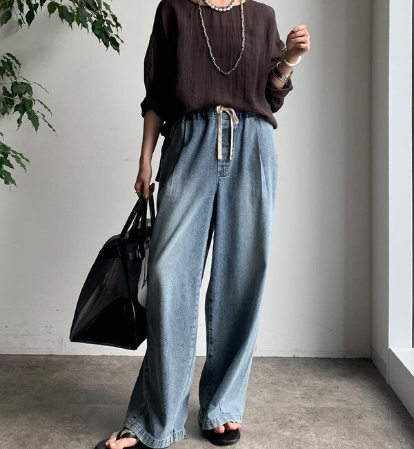  「シアーリネンプルオーバー」|シャツ・ブラウス|