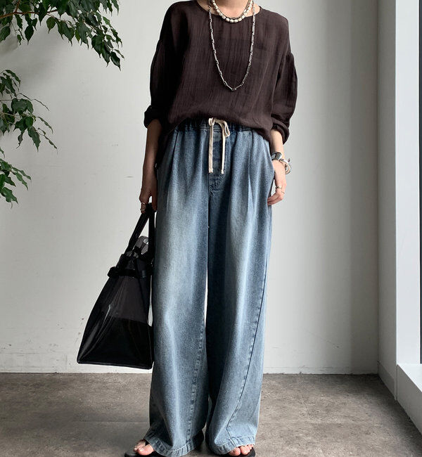  「シアーリネンプルオーバー」|シャツ・ブラウス|