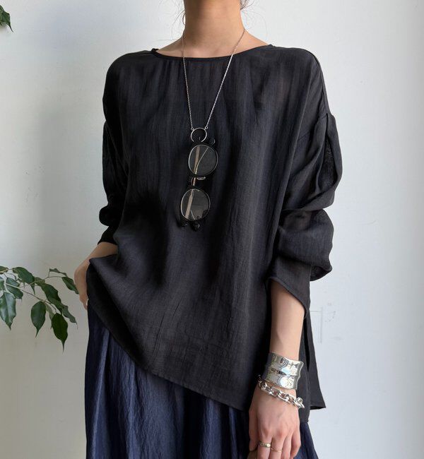  「シアーリネンプルオーバー」|シャツ・ブラウス|