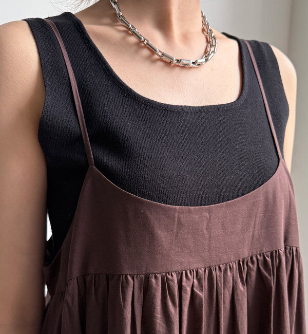  「ティアードキャミワンピース」|ワンピース|