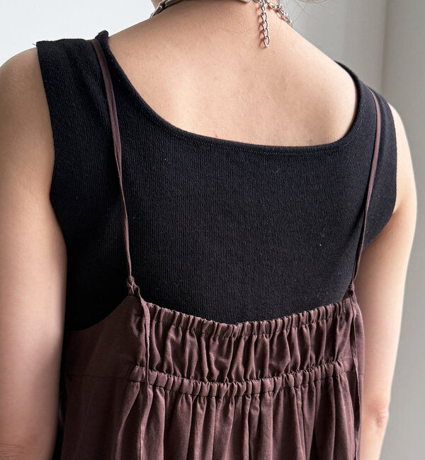  「ティアードキャミワンピース」|ワンピース|