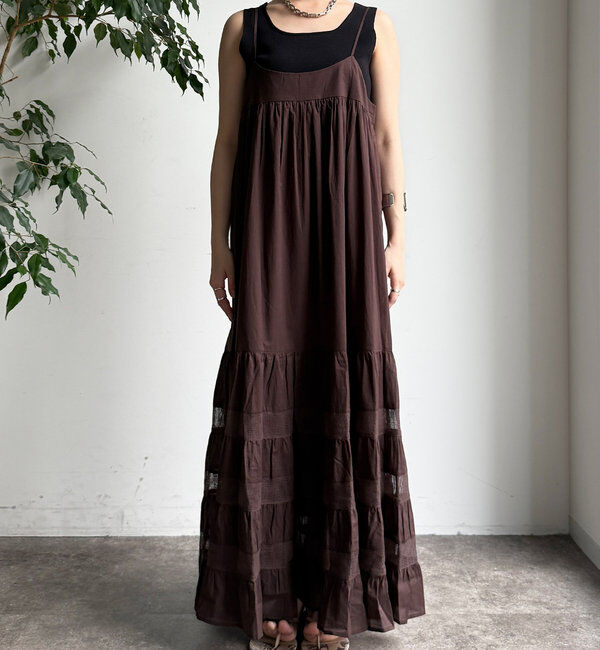  「ティアードキャミワンピース」|ワンピース|