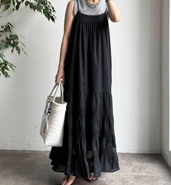  「ティアードキャミワンピース」|ワンピース|