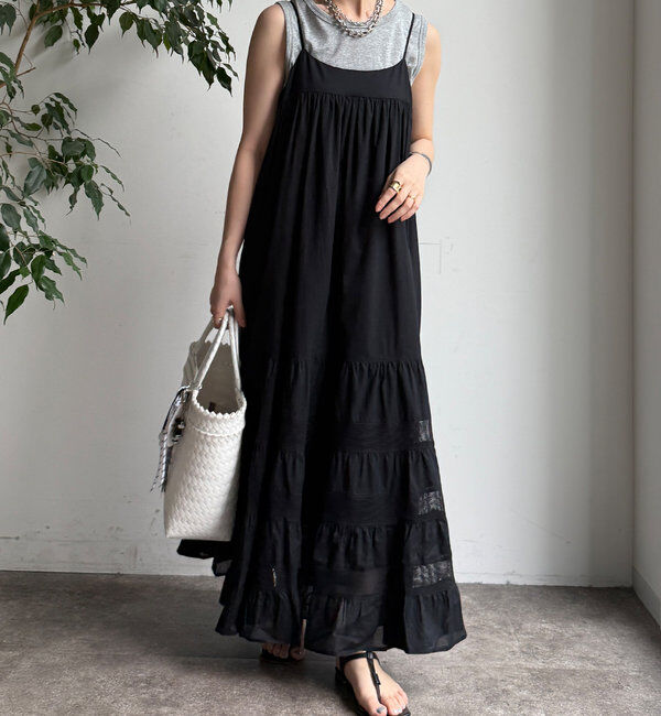  「ティアードキャミワンピース」|ワンピース|