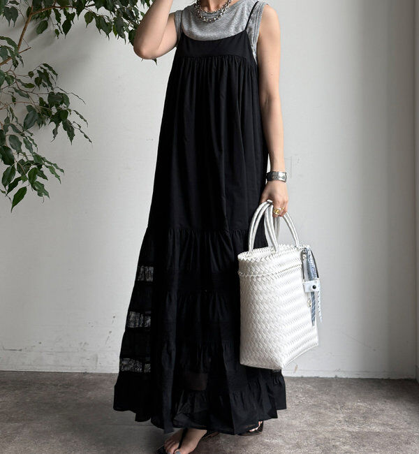  「ティアードキャミワンピース」|ワンピース|