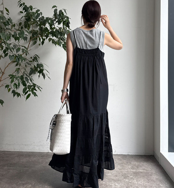  「ティアードキャミワンピース」|ワンピース|