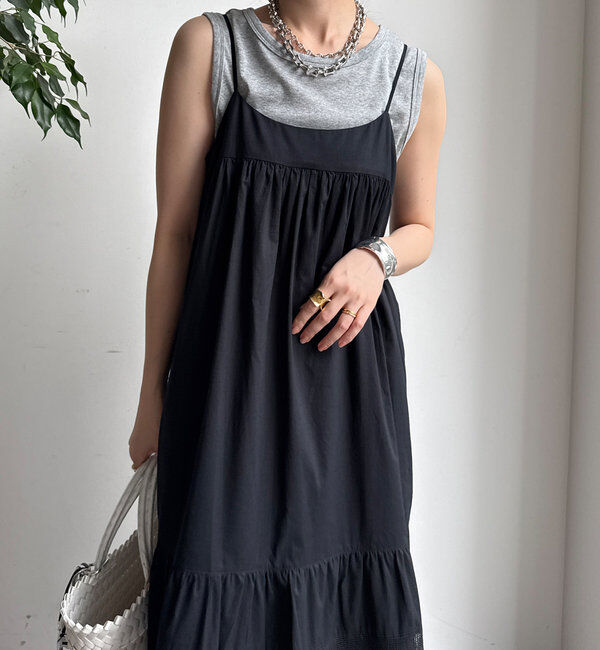  「ティアードキャミワンピース」|ワンピース|