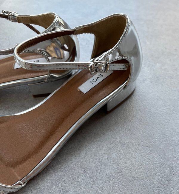  「スクエアストラップサンダル」|サンダル|