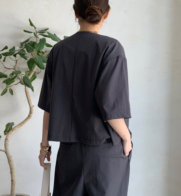  「【WEB限定】接触冷感5分袖ジャケット」|テーラードジャケット|