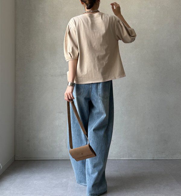  「【WEB限定】ライトドライ天竺ロゴTE」|Tシャツ・カットソー|