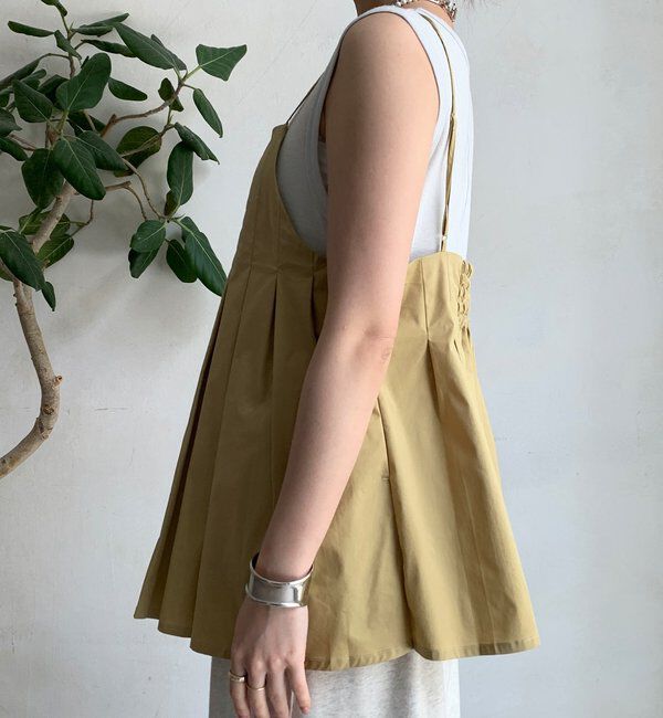  「プリーツチュニックキャミ」|シャツ・ブラウス|