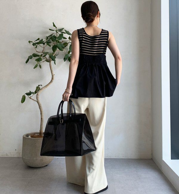  「プリーツチュニックキャミ」|シャツ・ブラウス|