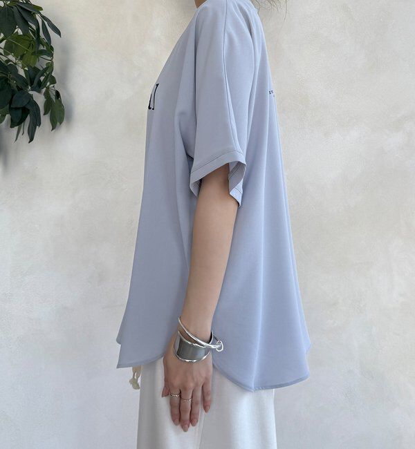  「ドルマンジョーゼットロゴTEE」|Tシャツ・カットソー|