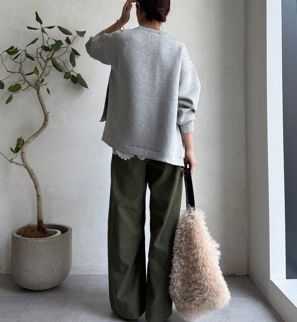  「【WEB限定】ロゴサガラ刺繍ダンボールプルオーバー」|Tシャツ・カットソー|