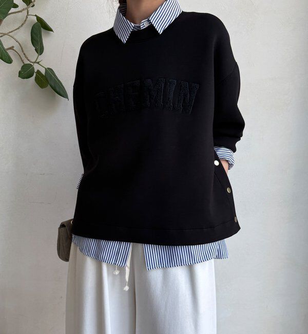  「【WEB限定】ロゴサガラ刺繍ダンボールプルオーバー」|Tシャツ・カットソー|