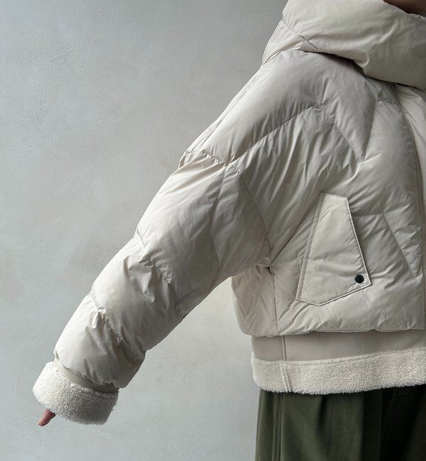  「【WEB限定】フェイクムートン切替ダウン」|その他|