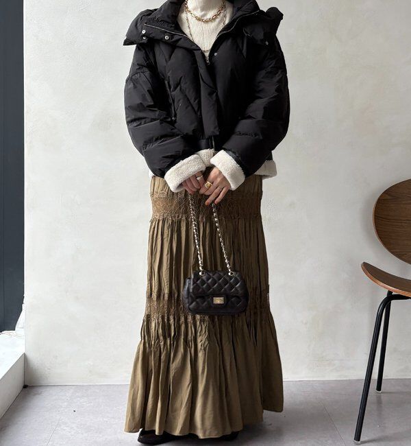  「【WEB限定】フェイクムートン切替ダウン」|その他|