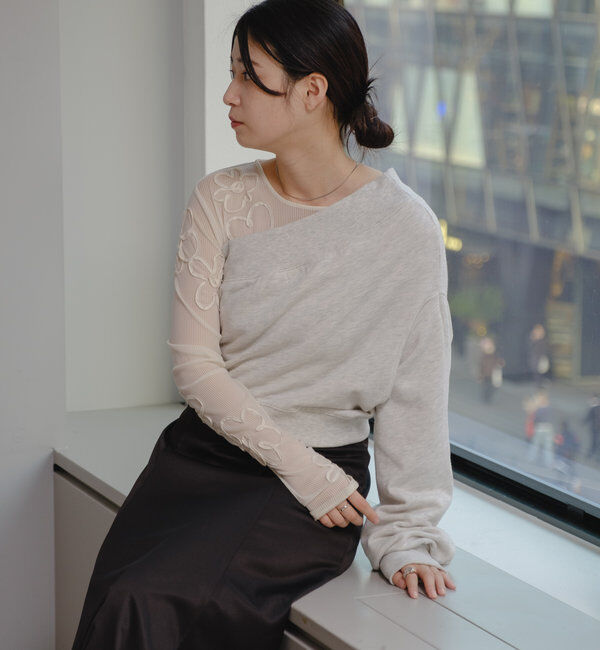  「*ワンショルダースウェット」|Tシャツ・カットソー|