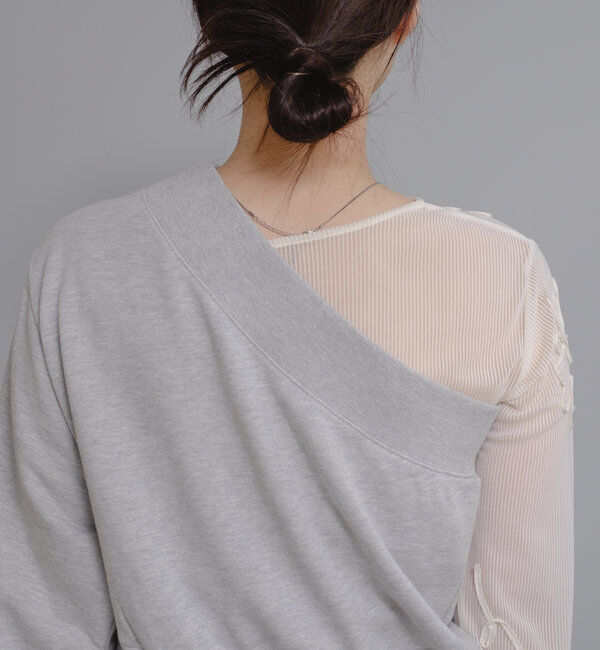  「*ワンショルダースウェット」|Tシャツ・カットソー|
