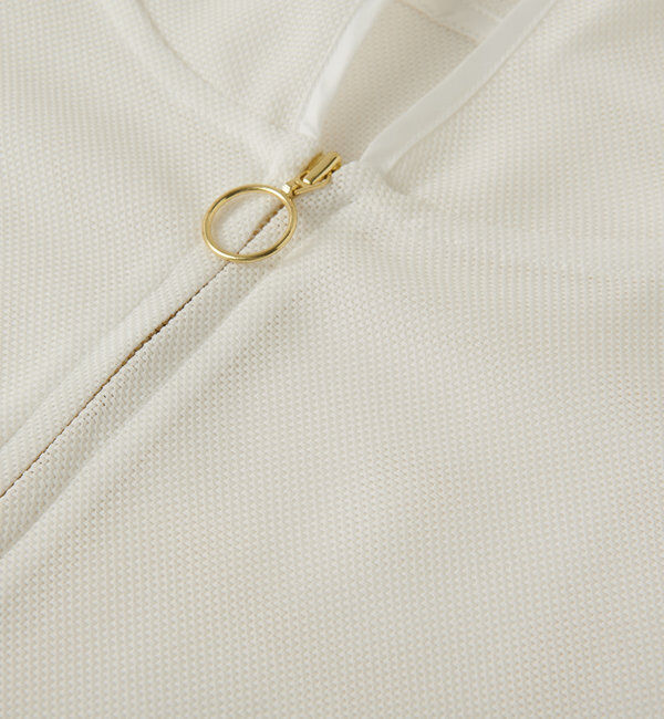  「《羽織るだけでこなれ感》変わり織メッシュフードブルゾン」|その他|