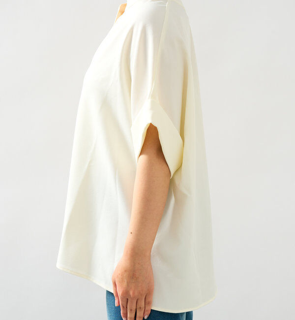  「《オンオフ着まわせる》ニュアンススリーブスキッパーブラウス」|シャツ・ブラウス|