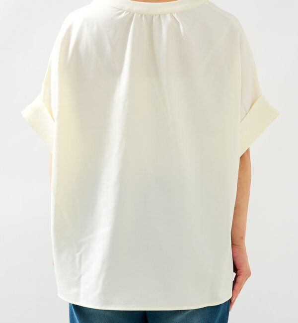  「《オンオフ着まわせる》ニュアンススリーブスキッパーブラウス」|シャツ・ブラウス|