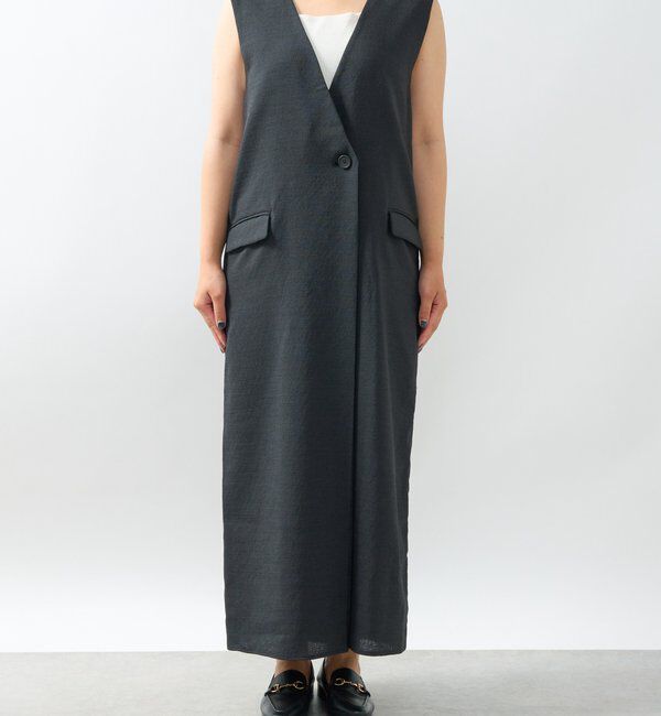  「《着回し抜群◎こなれきちんと感》メランジスラブワンピース」|その他|