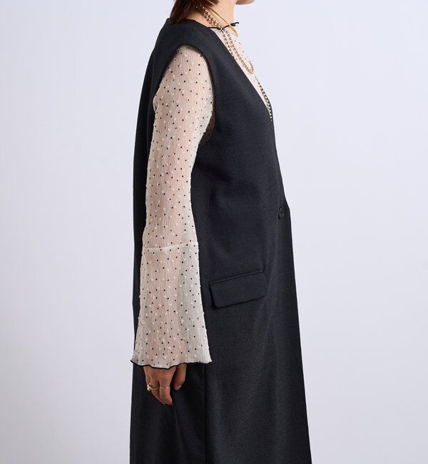  「《着回し抜群◎こなれきちんと感》メランジスラブワンピース」|その他|