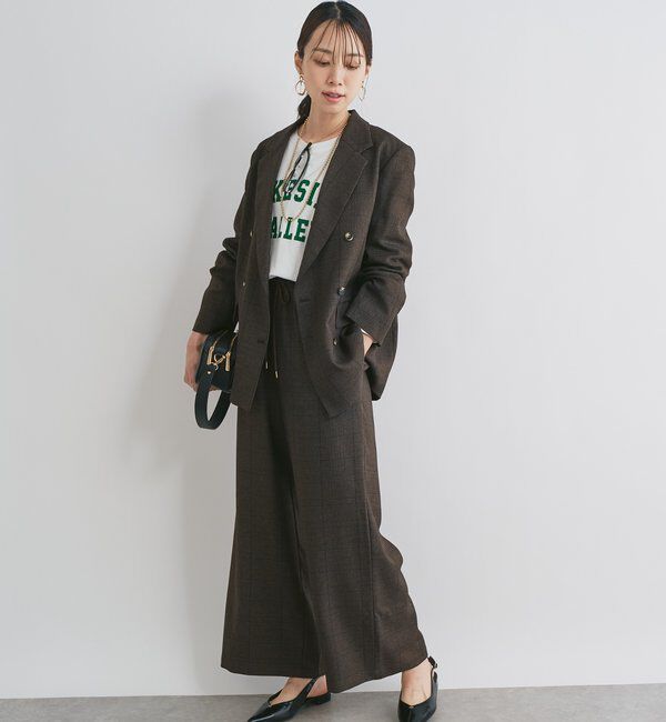  「《セットアップ可・上品な大人カジュアル》スポンディッシュチェックジャケット」|その他|