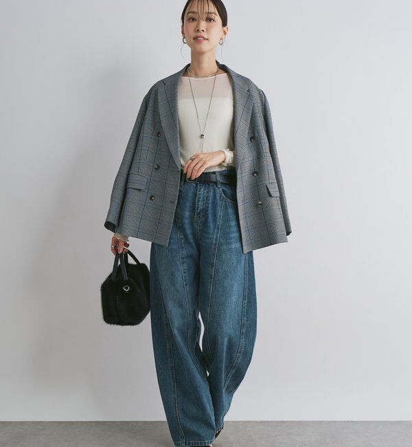  「《セットアップ可・上品な大人カジュアル》スポンディッシュチェックジャケット」|その他|