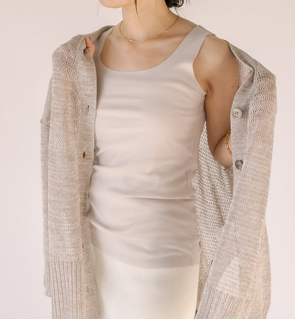  「【RIVE DROITE 名品インナー】シームレスタンク」|キャミソール|