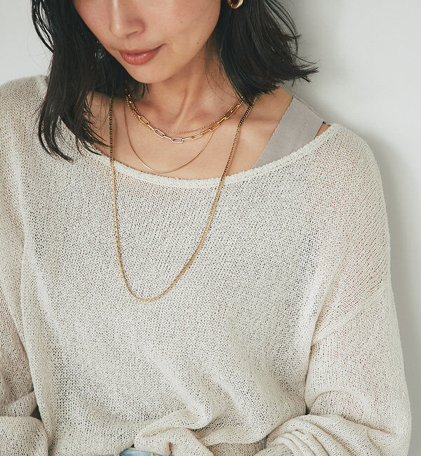  「【RIVE DROITE 名品インナー】シームレスタンク」|キャミソール|