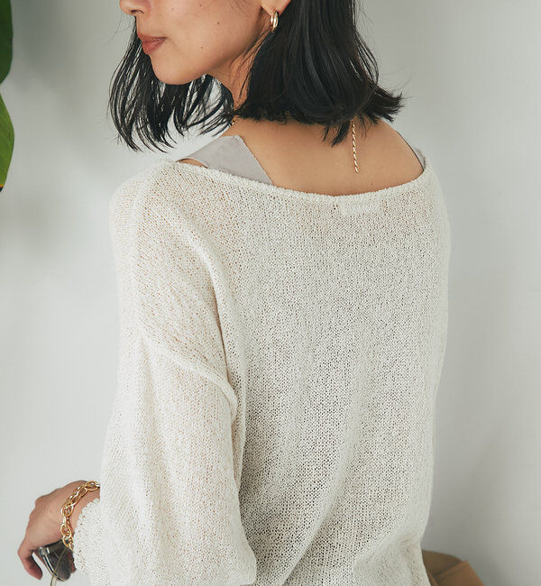  「【RIVE DROITE 名品インナー】シームレスタンク」|キャミソール|