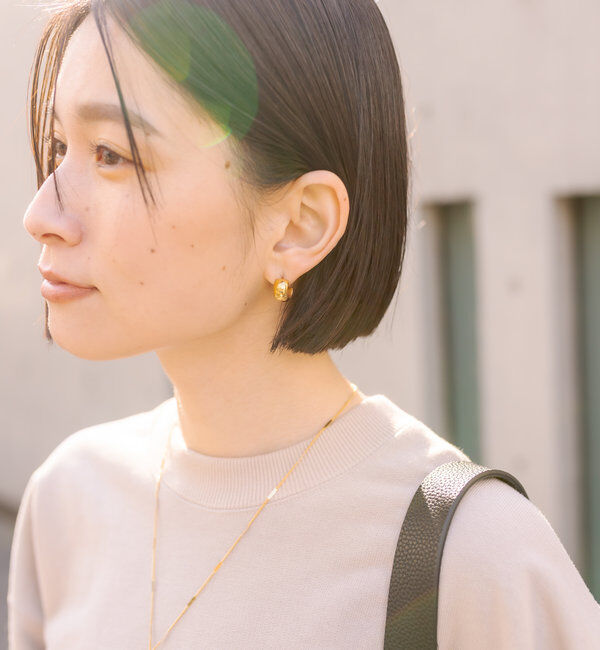  「【R.good(アールドットグッド)】miniHOOPピアス」|ピアス|