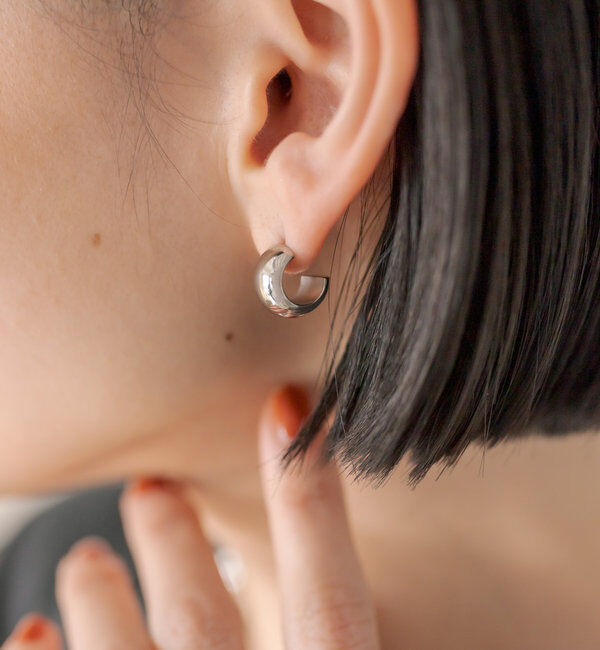  「【R.good(アールドットグッド)】miniHOOPピアス」|ピアス|シルバー